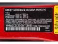 B63: Blazing Red Metallic 2016 Mini Countryman Cooper S Color Code