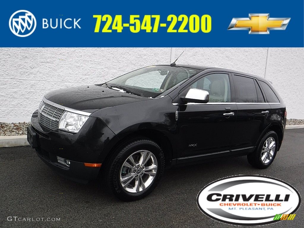 2010 MKX AWD - Tuxedo Black Metallic / Light Camel photo #1
