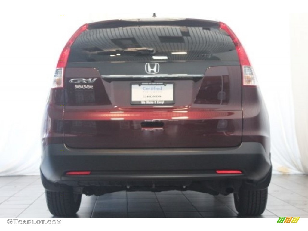 2014 CR-V EX-L - Basque Red Pearl II / Gray photo #6