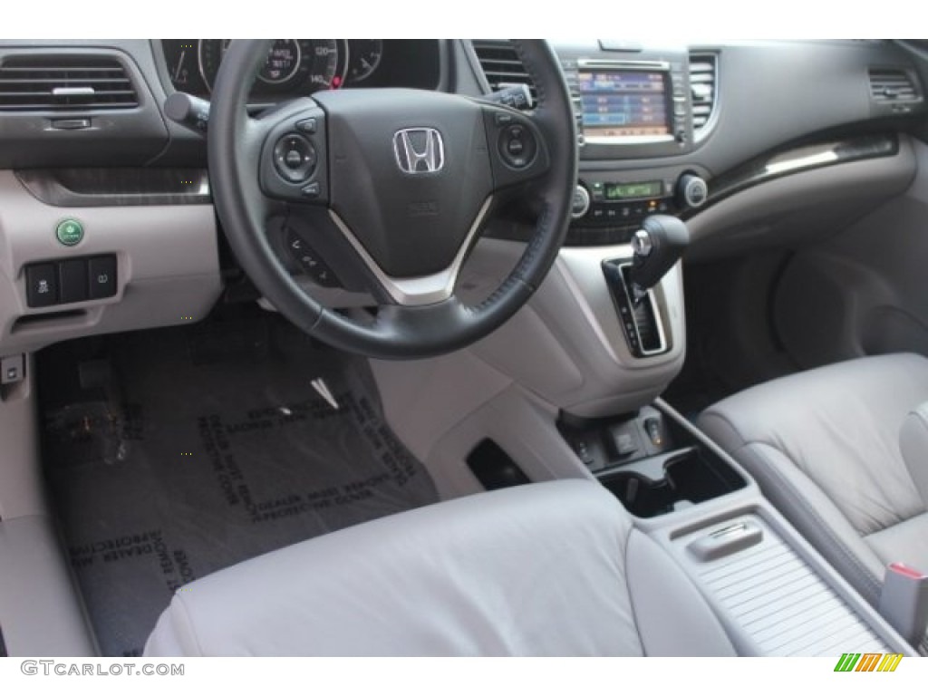 2014 CR-V EX-L - Basque Red Pearl II / Gray photo #11