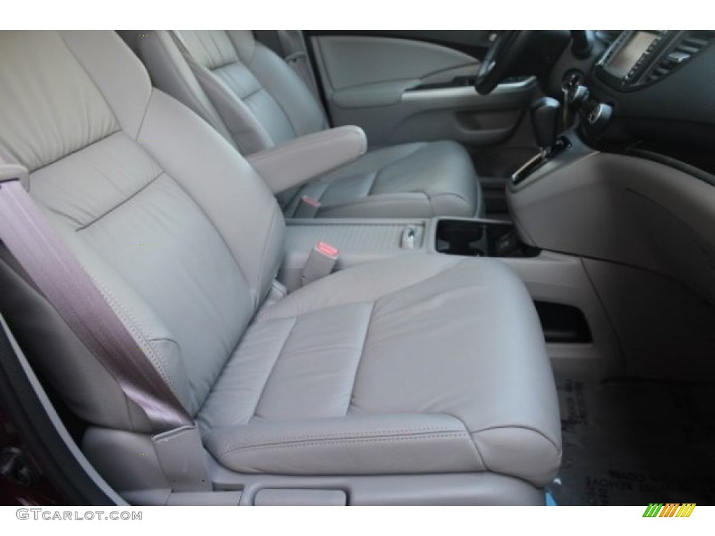 2014 CR-V EX-L - Basque Red Pearl II / Gray photo #35