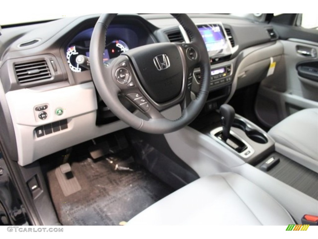 2016 Pilot EX-L AWD - Crystal Black Pearl / Gray photo #10