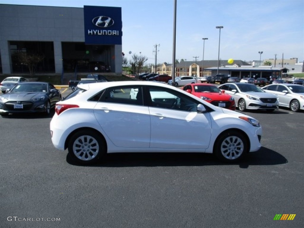 2016 Elantra GT  - Ceramic White / Black photo #8