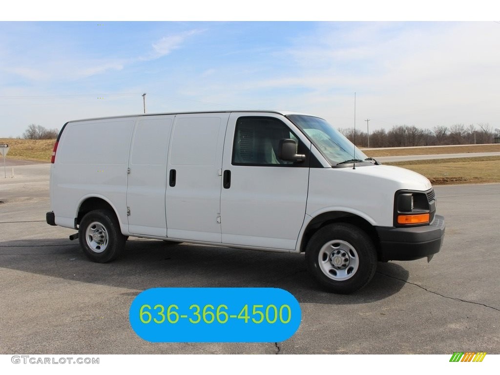 2008 Express 2500 Cargo Van - Summit White / Medium Pewter photo #30