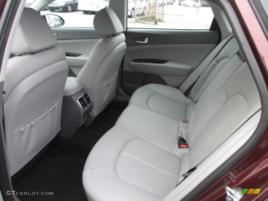 Gray Interior 2016 Kia Optima EX Photo #111329013
