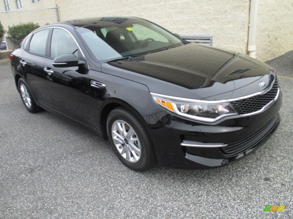2016 Optima LX - Ebony Black / Black photo #2