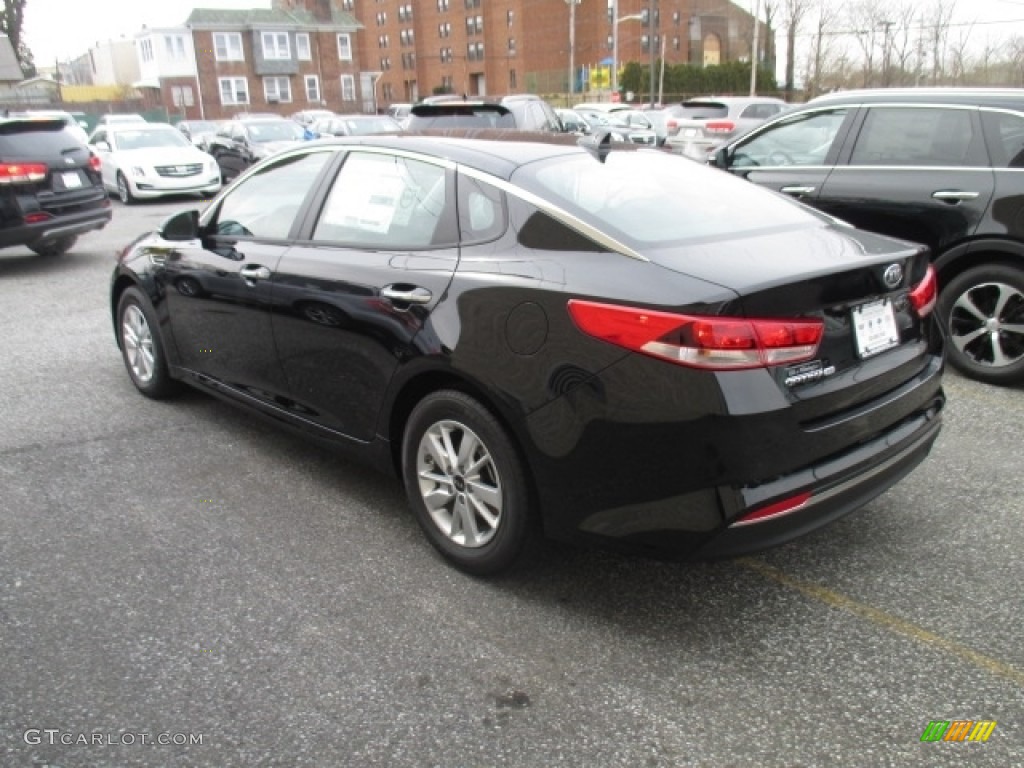 2016 Optima LX - Ebony Black / Black photo #4
