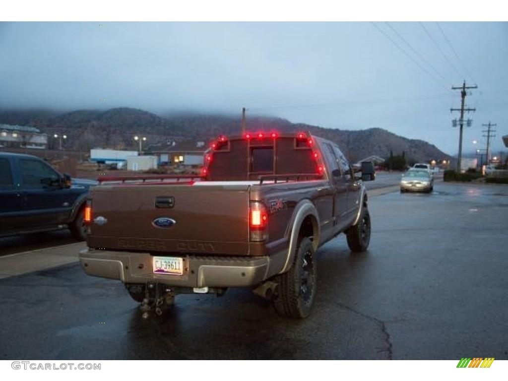 2011 F350 Super Duty XLT Crew Cab 4x4 - Golden Bronze Metallic / Adobe photo #4