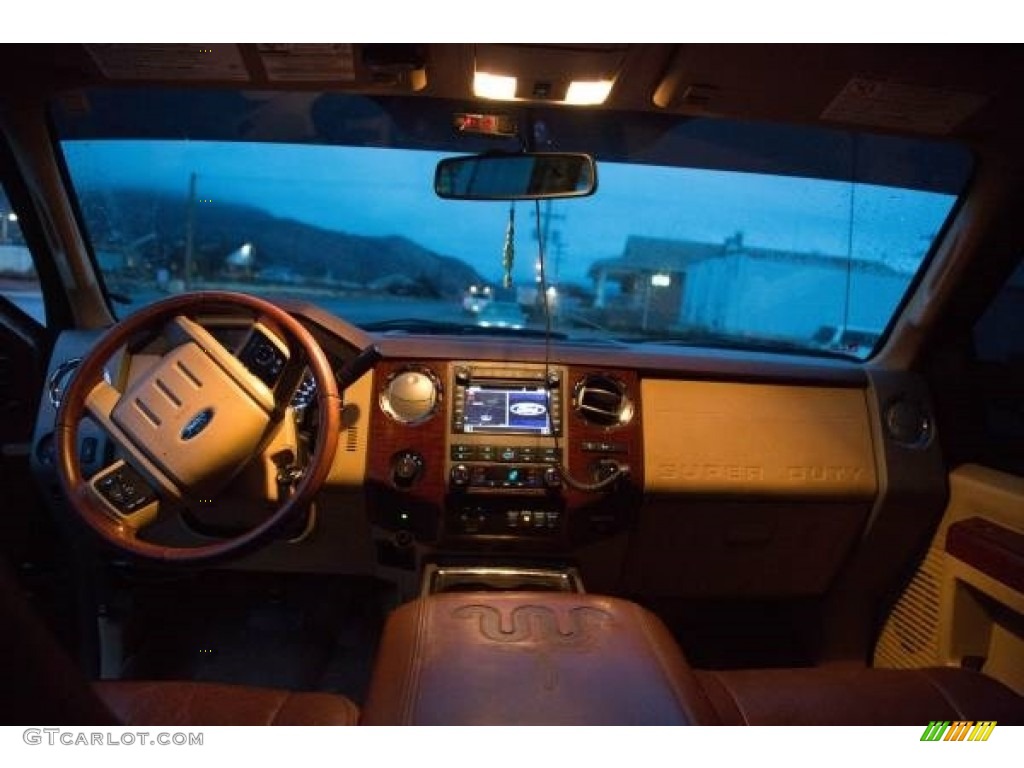 2011 F350 Super Duty XLT Crew Cab 4x4 - Golden Bronze Metallic / Adobe photo #7