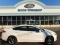 White Platinum Metallic 2015 Ford Fusion Titanium AWD