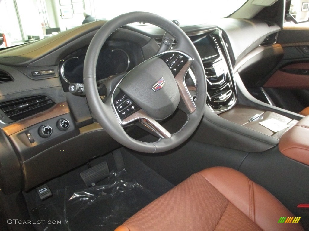 2016 Escalade Luxury 4WD - Dark Emerald Metallic / Kona Brown/Jet Black photo #7