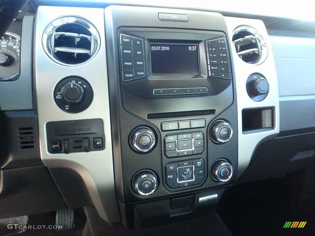 2013 F150 XLT SuperCab 4x4 - Ruby Red Metallic / Steel Gray photo #22