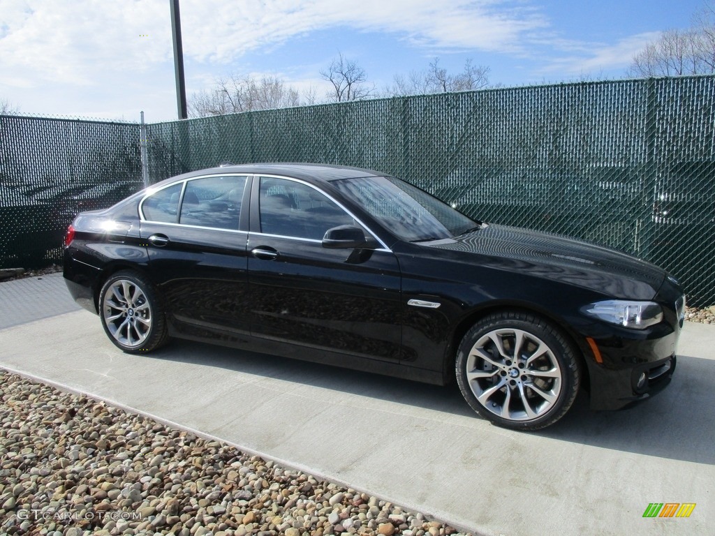 2016 5 Series 535i xDrive Sedan - Jet Black / Black photo #1