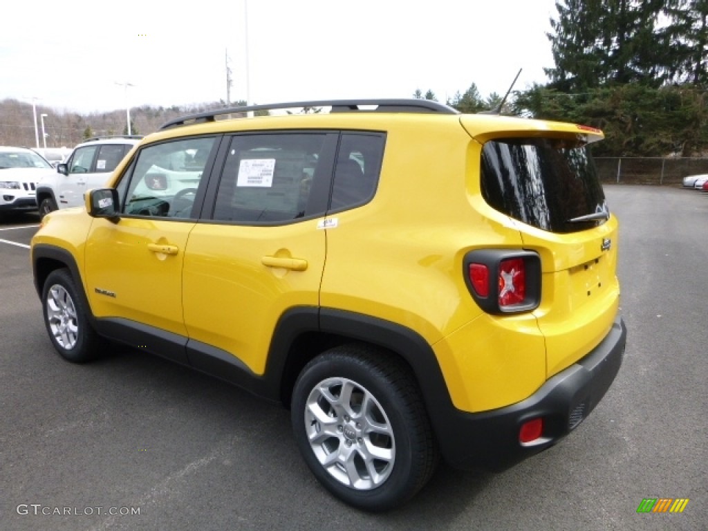 2016 Renegade Latitude - Solar Yellow / Black photo #4