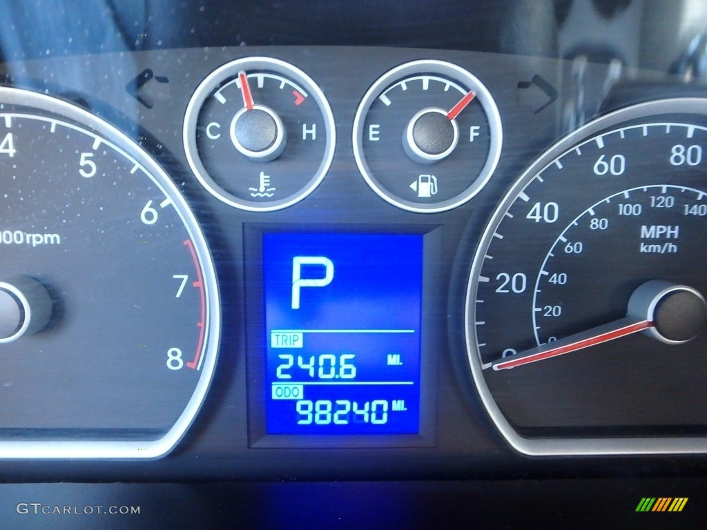 2009 Elantra Touring - Black Pearl / Black photo #25