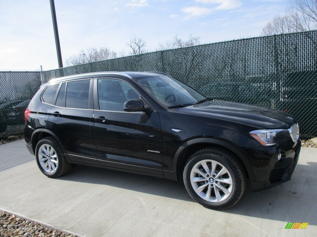 2016 X3 xDrive28i - Jet Black / Black photo #1