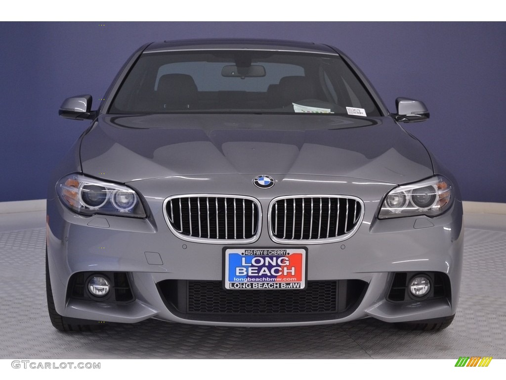 2016 5 Series 535i Sedan - Space Grey Metallic / Black photo #2