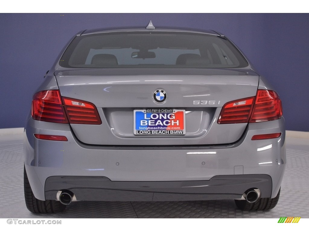 2016 5 Series 535i Sedan - Space Grey Metallic / Black photo #5