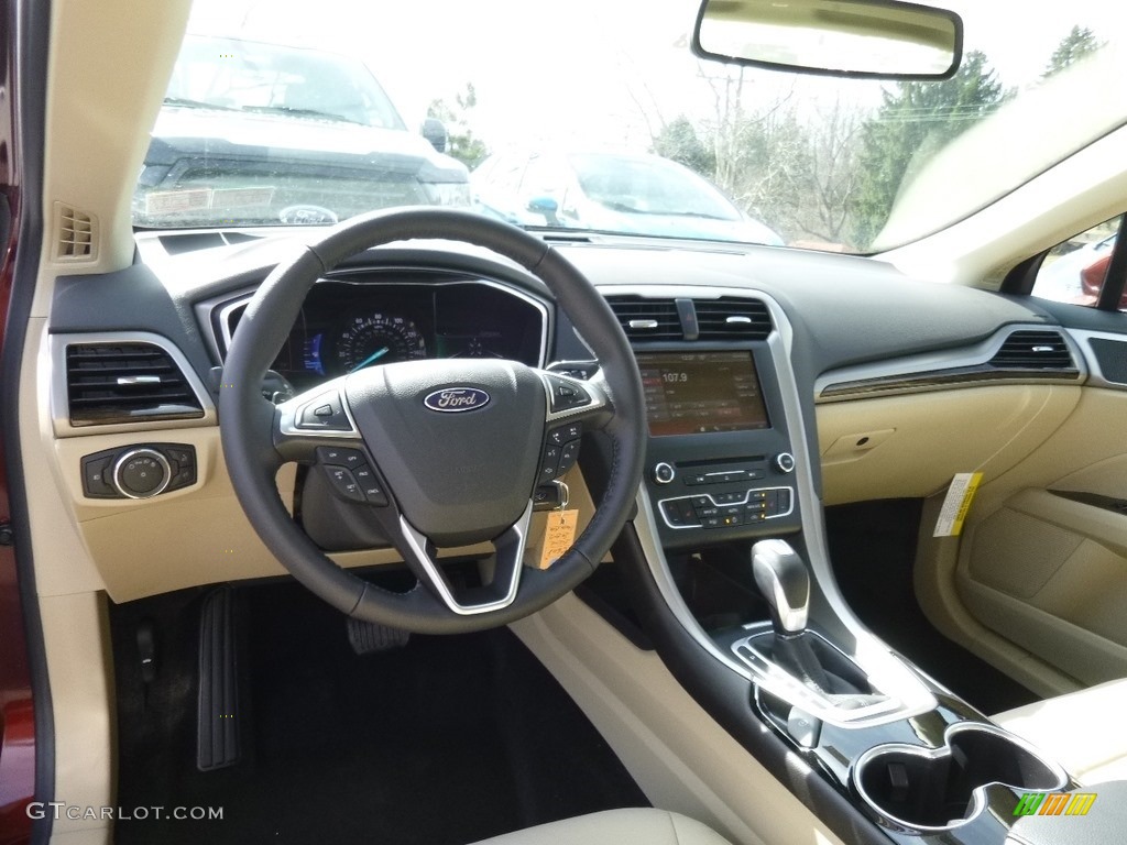 2016 Fusion SE AWD - Bronze Fire Metallic / Dune photo #8