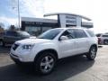 White Diamond Tricoat 2012 GMC Acadia SLT AWD