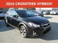 Crystal Black Silica 2016 Subaru Crosstrek Hybrid Touring