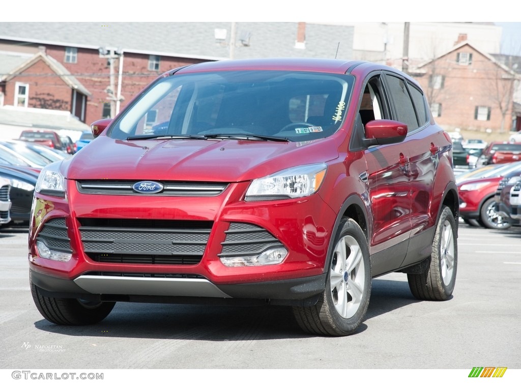 2016 Escape SE 4WD - Ruby Red Metallic / Charcoal Black photo #1