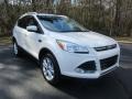 2016 White Platinum Metallic Ford Escape Titanium  photo #1