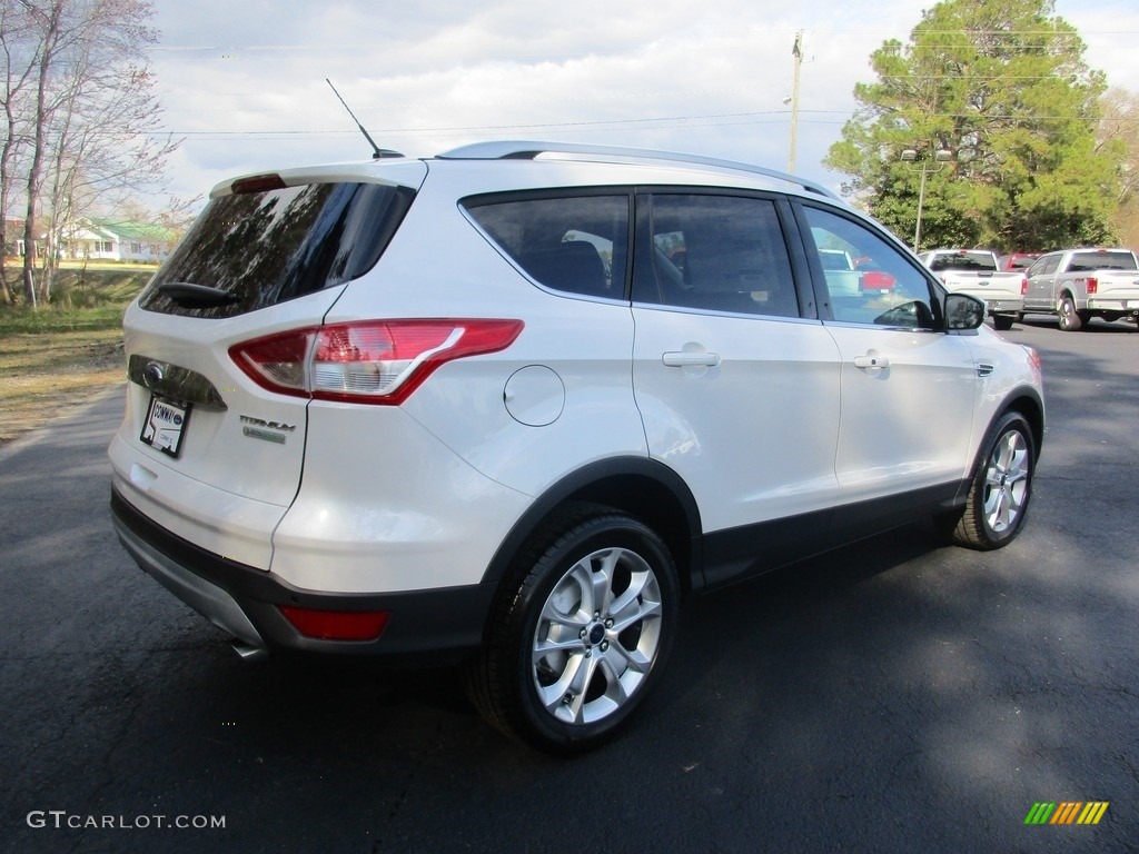 2016 Escape Titanium - White Platinum Metallic / Charcoal Black photo #3