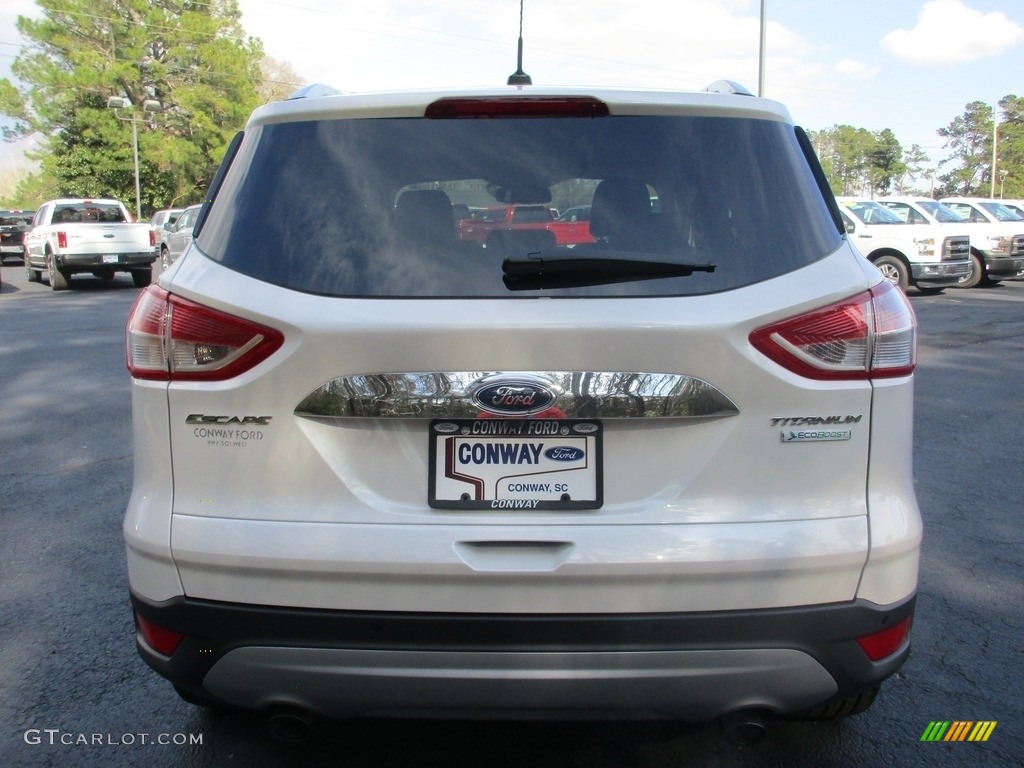 2016 Escape Titanium - White Platinum Metallic / Charcoal Black photo #5