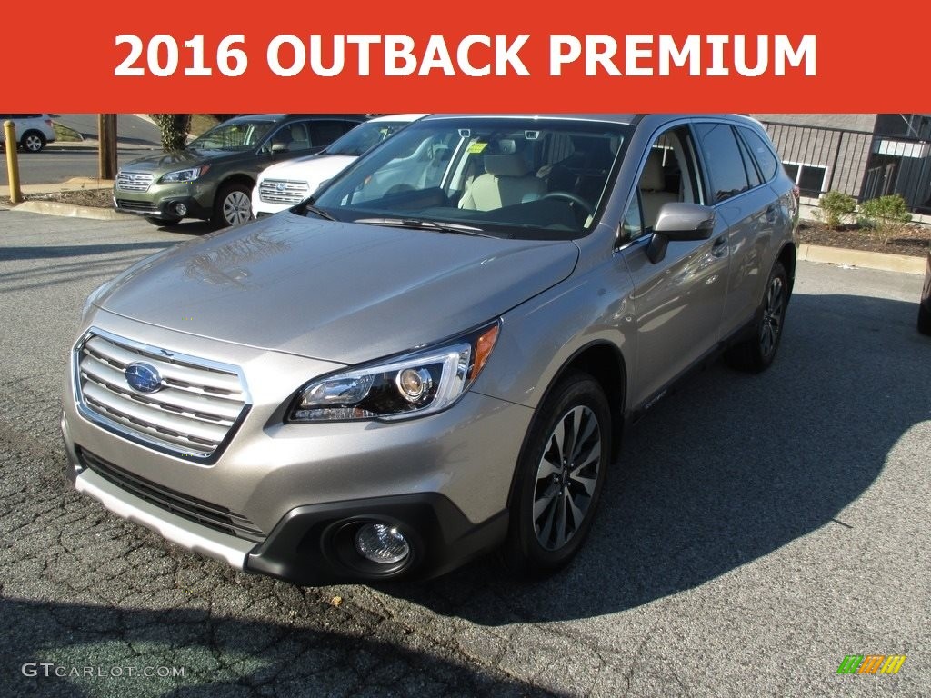 2016 Outback 2.5i Limited - Tungsten Metallic / Warm Ivory photo #1