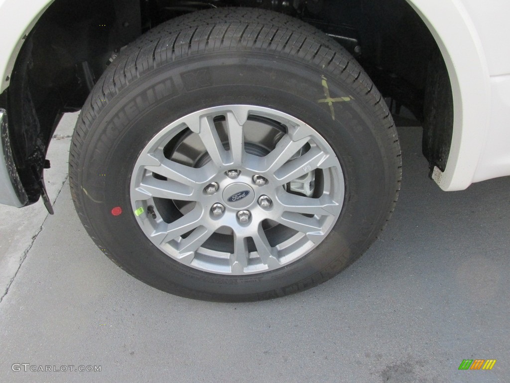 2016 F150 Lariat SuperCrew - White Platinum / Black photo #11