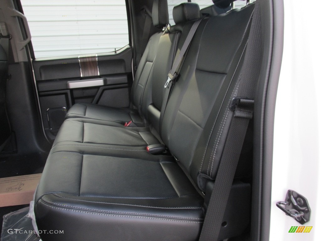 2016 F150 Lariat SuperCrew - White Platinum / Black photo #17