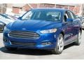 2016 Deep Impact Blue Metallic Ford Fusion S  photo #1