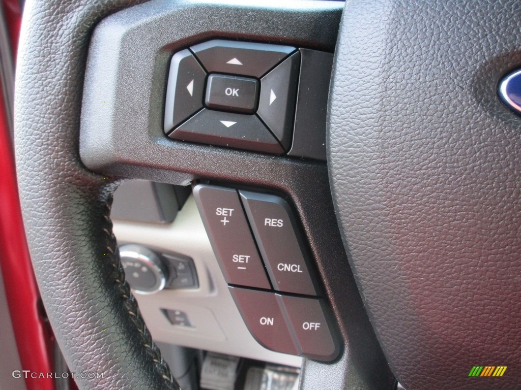 2016 F150 XLT SuperCrew 4x4 - Ruby Red / Medium Earth Gray photo #37