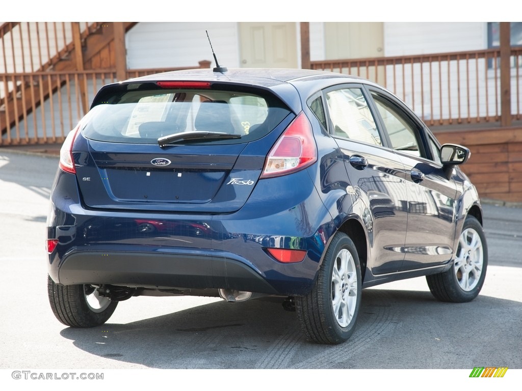 2016 Fiesta SE Hatchback - Kona Blue Metallic / Charcoal Black photo #3