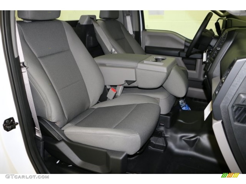 2016 F150 XL Regular Cab 4x4 - Oxford White / Medium Earth Gray photo #7