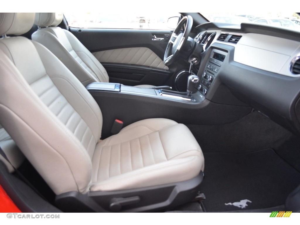 2012 Mustang V6 Premium Coupe - Race Red / Stone photo #14