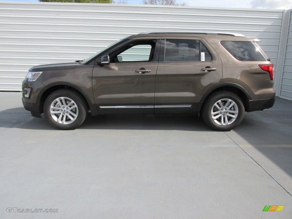 2016 Explorer XLT - Caribou Metallic / Ebony Black photo #6