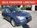 2016 Quartz Blue Pearl Subaru Forester 2.5i Limited  photo #1