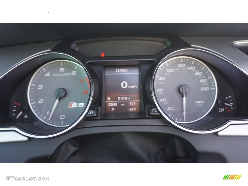 2012 S5 3.0 TFSI quattro Cabriolet - Glacier White Metallic / Black/Silver photo #20