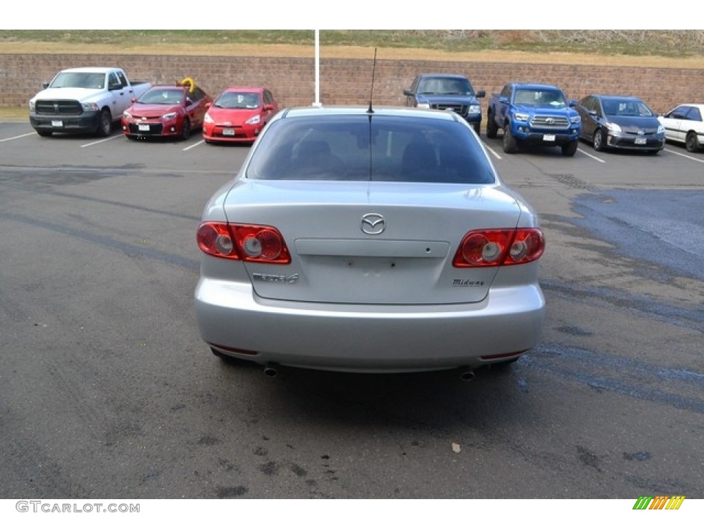 2004 MAZDA6 s Sedan - Glacier Silver Metallic / Gray photo #3