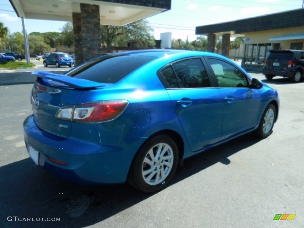 2012 MAZDA3 i Touring 4 Door - Sky Blue Mica / Black photo #8