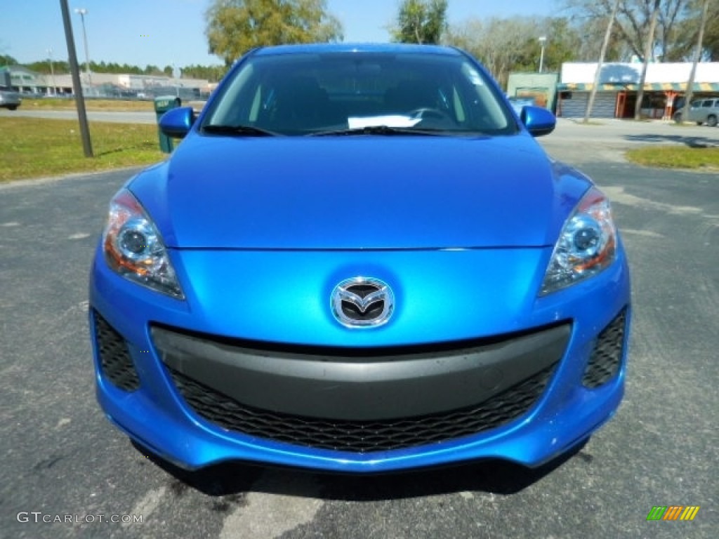 2012 MAZDA3 i Touring 4 Door - Sky Blue Mica / Black photo #13