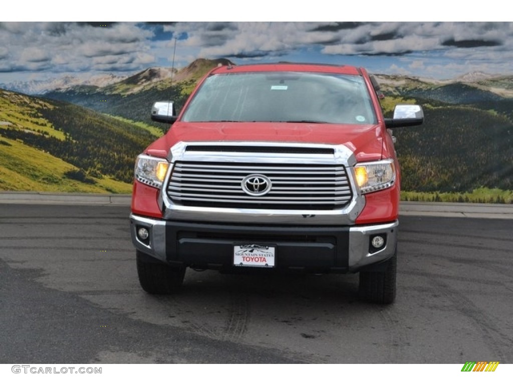 2016 Tundra Limited CrewMax 4x4 - Radiant Red / Graphite photo #2