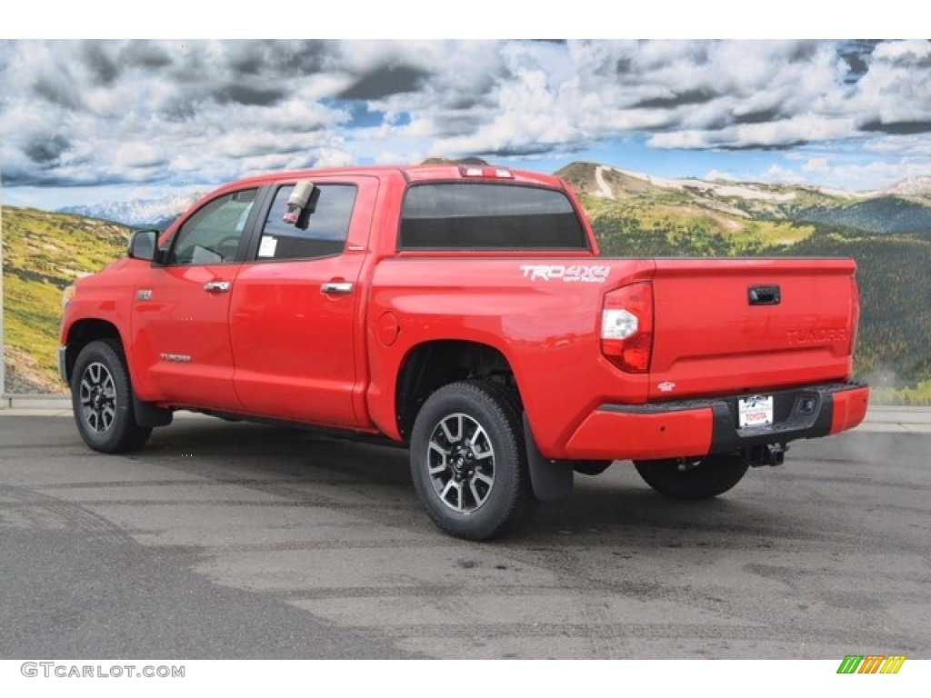 2016 Tundra Limited CrewMax 4x4 - Radiant Red / Graphite photo #3