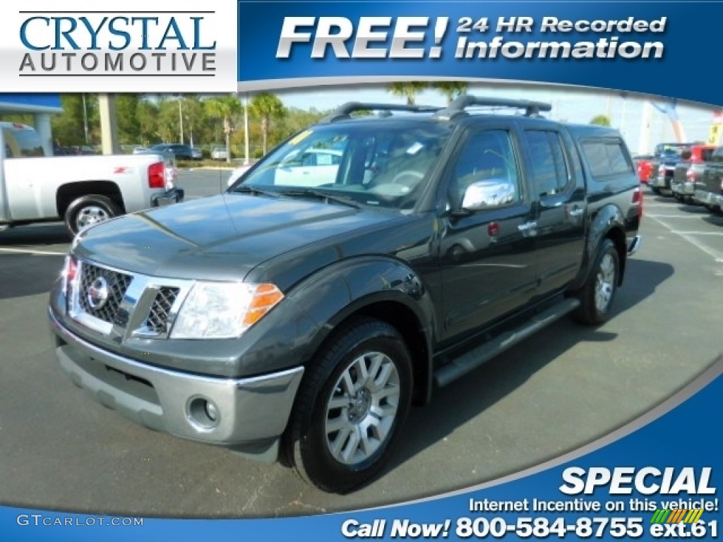 2011 Frontier SL Crew Cab - Night Armor Metallic / Steel photo #1