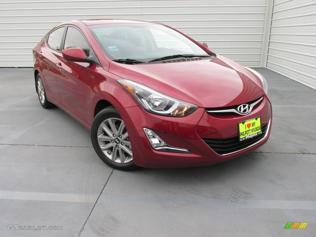 2016 Elantra SE - Red / Gray photo #1