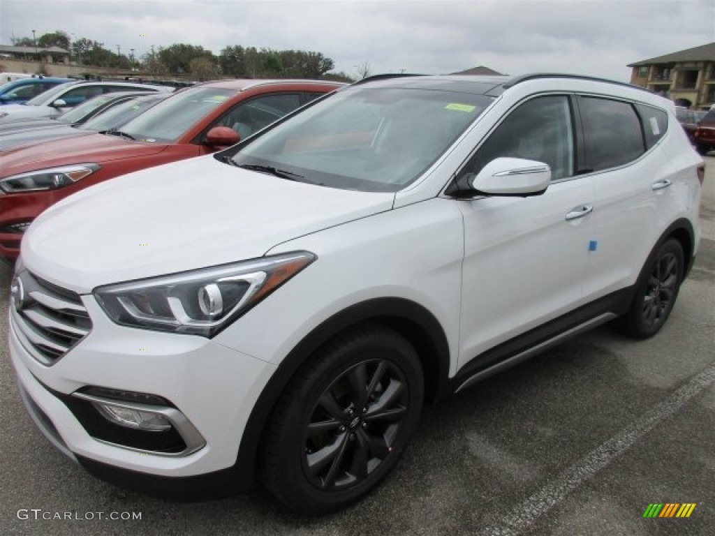 Pearl White 2017 Hyundai Santa Fe Sport 2.0T Ulitimate Exterior Photo #111361333