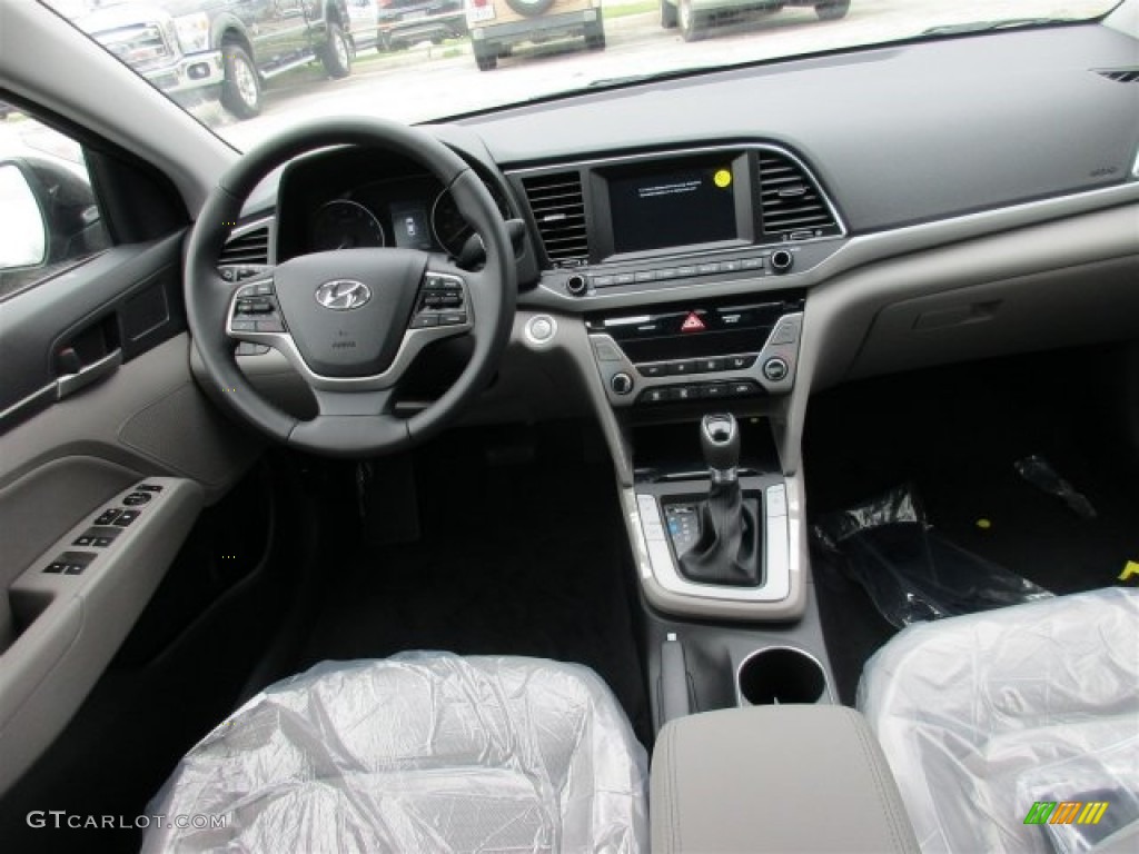 2017 Elantra Limited - Black / Gray photo #8