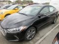 2017 Black Hyundai Elantra Limited  photo #2